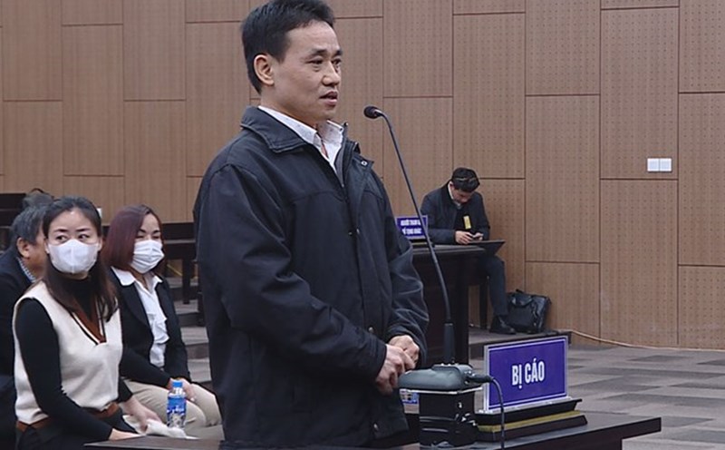 Defendant Tran Tung said "I feel like I have more income". Photo: Q.Viet
