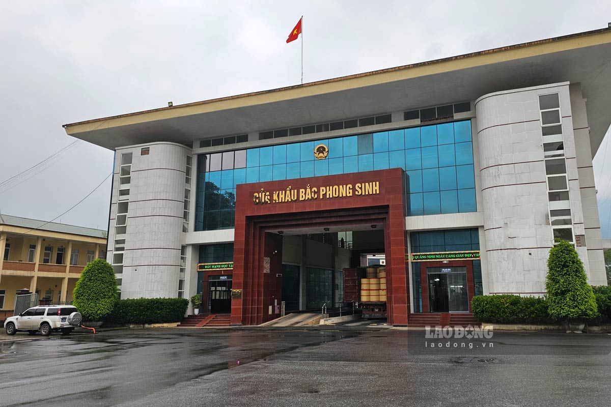 Bac Phong Sinh border gate, Hai Ha district, Quang Ninh province. Photo: Doan Hung
