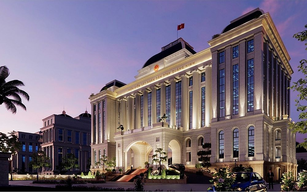 Perspective of the new headquarters of the People's Procuracy of Quang Ninh province