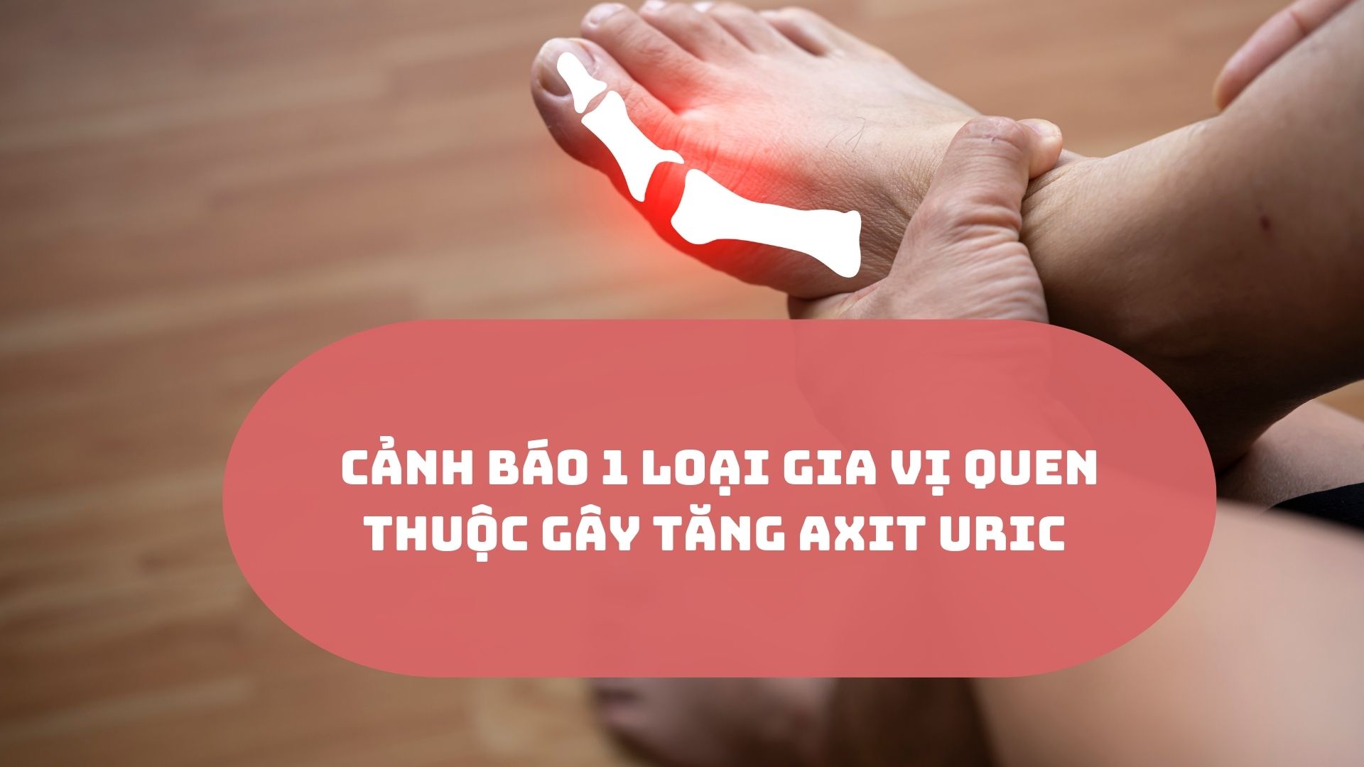 A familiar spice that increases uric acid.