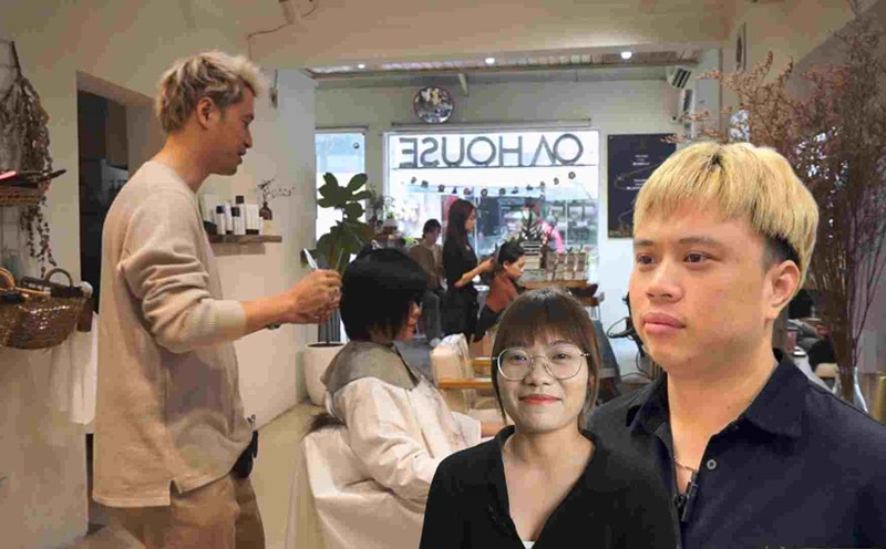 Crowded with customers from early morning, many beauty salons are expected to be twice as crowded during Tet