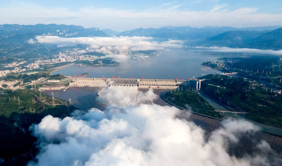 Three Gorges Dam - China's largest hydroelectric dam today. Photo: Xinhua