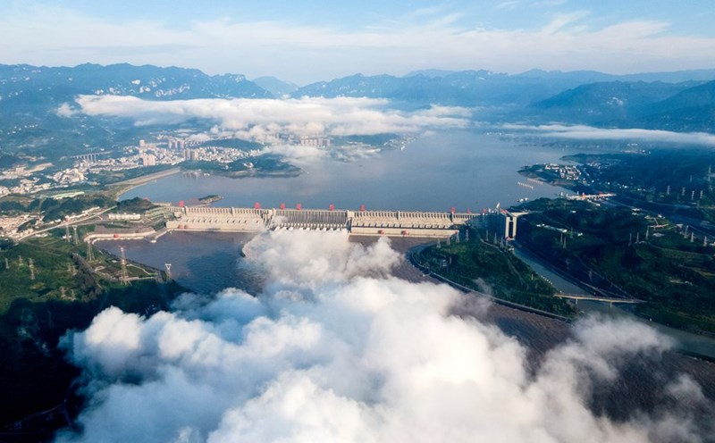 Three Gorges Dam - China's largest hydroelectric dam today. Photo: Xinhua