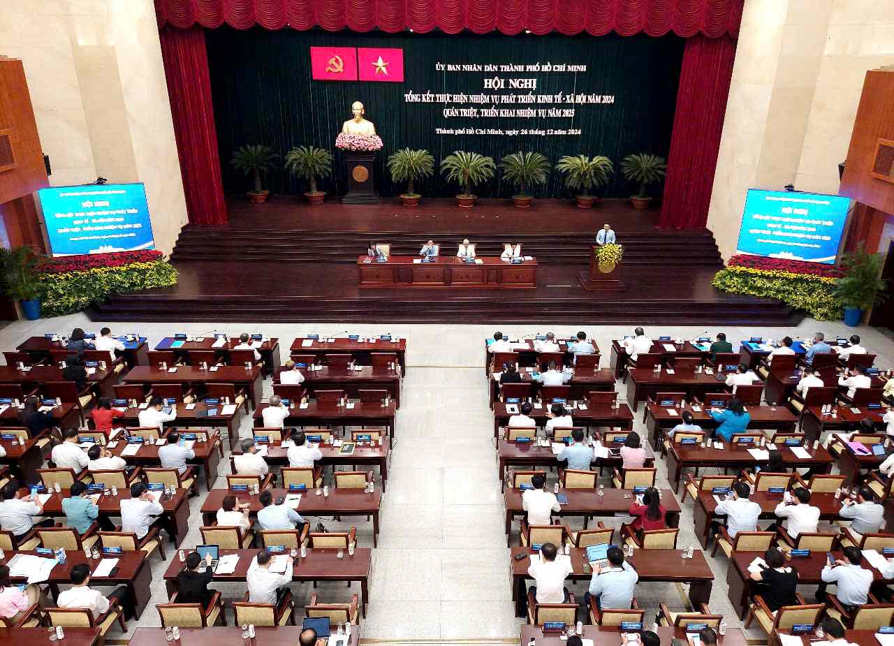 Ho Chi Minh City merges and streamlines its apparatus to 15 departments. Photo: Minh Quan
