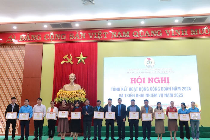 The Labor Federation of Duy Xuyen district, Quang Nam province has many activities to care for the lives of workers and laborers. Photo: Nguyen Linh