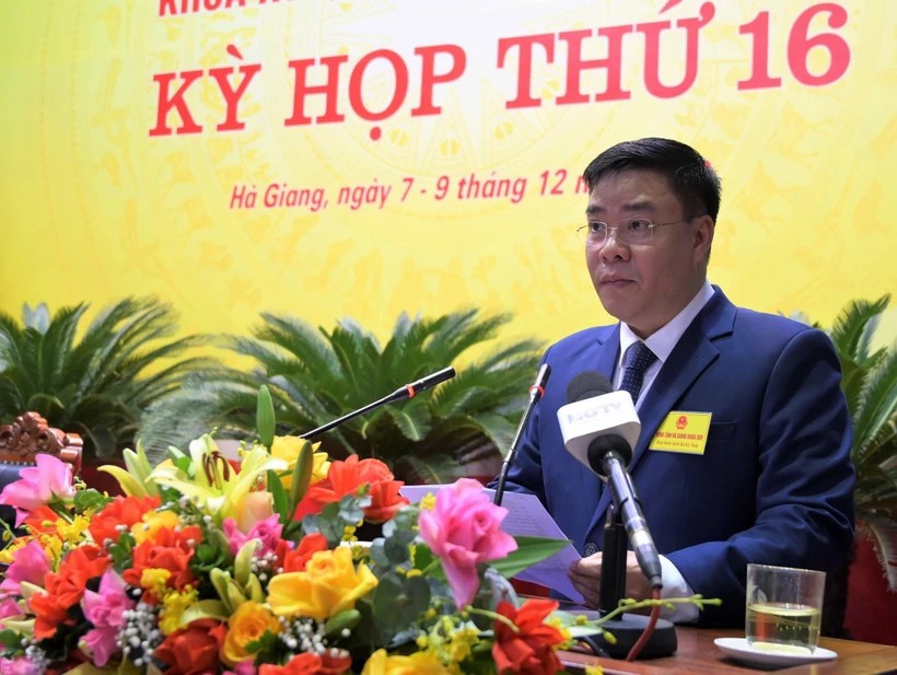 Mr. Hoang Gia Long - Acting Chairman of Ha Giang Provincial People's Committee. Photo: VGP
