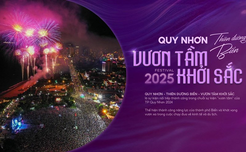 The Countdown program is invested in a systematic and large scale, contributing to the development and promotion of Binh Dinh tourism. Photo: Binh Dinh Department of Information and Communications