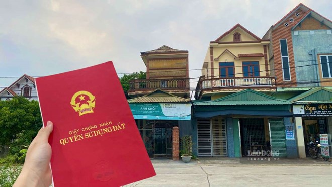 Regulations on granting red books after revocation. Photo: Thach Lam