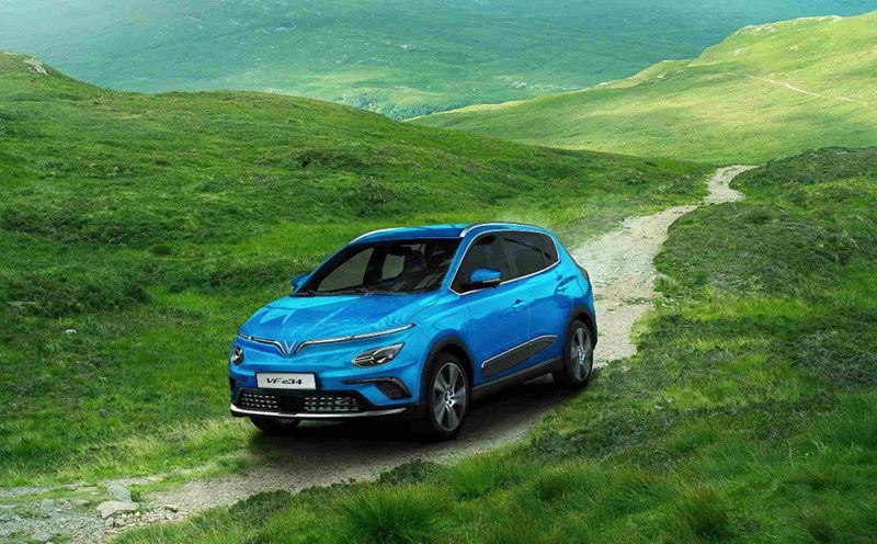 Environmentally friendly electric vehicles. Photo: Vinfast