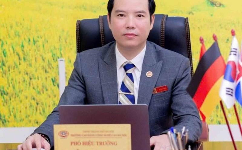 Dr. Le Danh Quang - Vice Principal of Hanoi College of Technology. Photo: Provided by the character