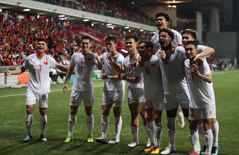 Vietnam team won impressively. Photo: VFF