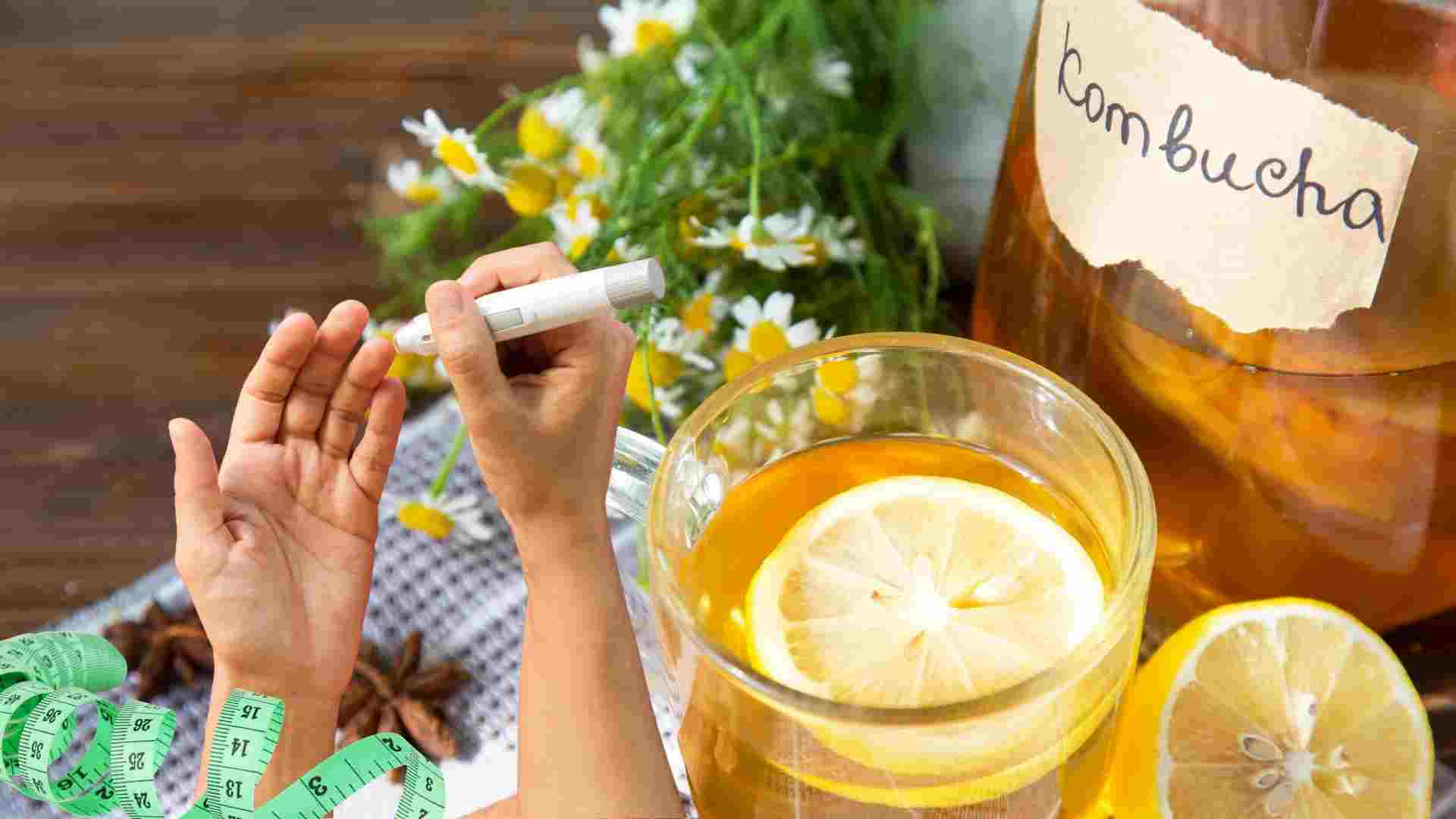 Kombucha tea helps reduce visceral fat and high blood sugar. Graphics: Ha May