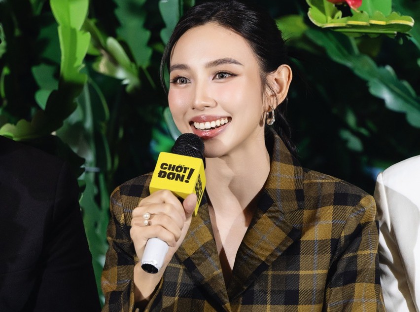 Miss Thuy Tien plays in "Closing the deal". Photo: Producer.