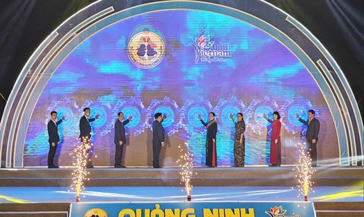 Khai mạc Liên hoan Ẩm thực Quảng Ninh 2024. Ảnh: Đoàn Hưng