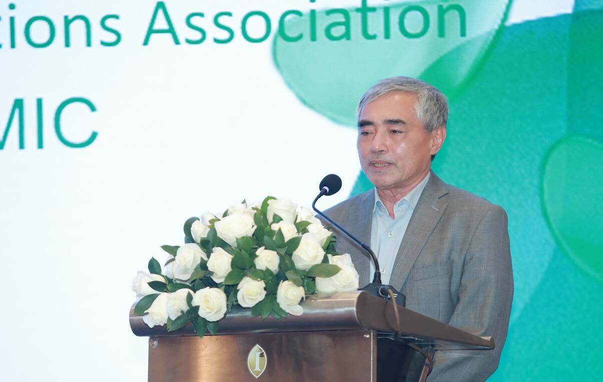 Mr. Nguyen Minh Hong - Chairman of VDCA Digital Communications Association - highly appreciated Huawei Vietnam's efforts in training digital talents. Photo: Nhat Linh