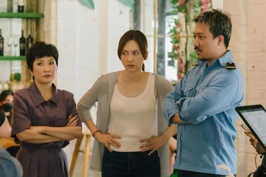 A scene of artists Hong Dao and Phuong Anh Dao in the movie "Mai". Photo: Producer.