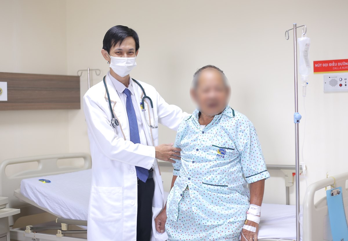 The patient had a stroke.