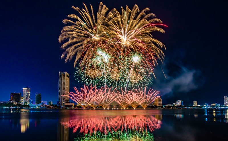 Announcing the theme of the 2025 Da Nang International Fireworks Festival. Photo: TT