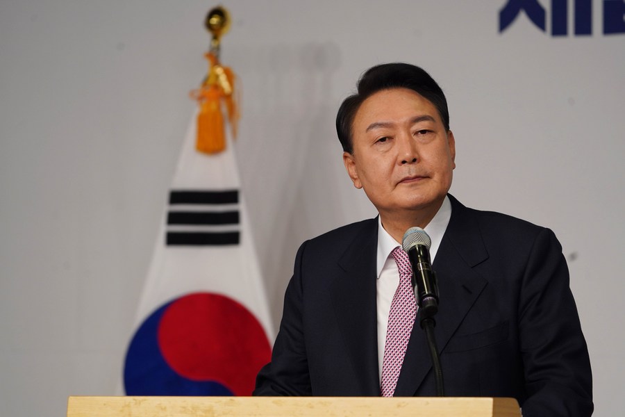 South Korean President Yoon Suk Yeol. Photo: Xinhua