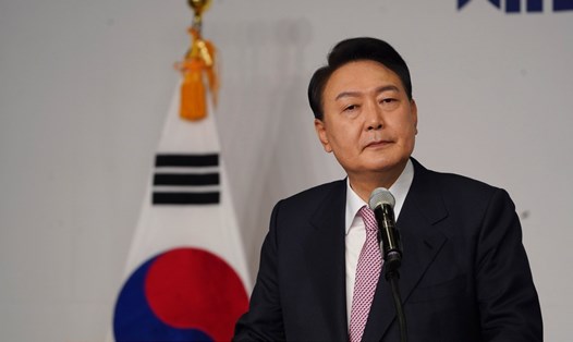 Tổng thống Hàn Quốc Yoon Suk Yeol. Ảnh: Xinhua