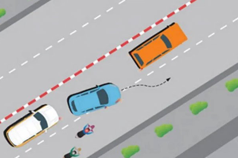 Note 10 cases where you are not allowed to overtake from today, avoid being fined