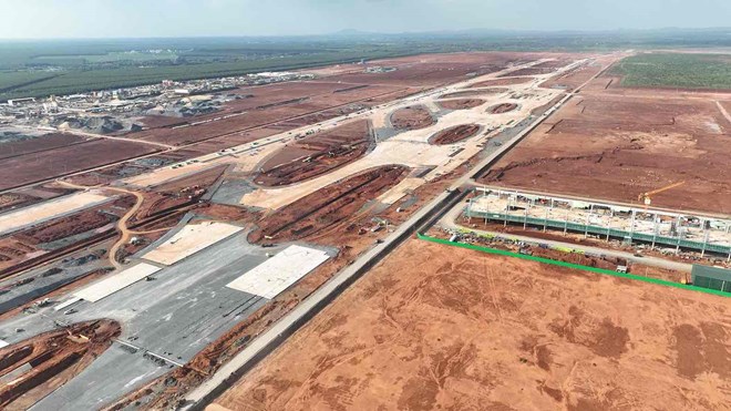 Long Thanh airport construction site. Photo: Ha Anh Chien