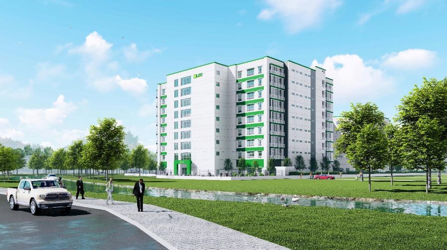 To hop nha xuong cao tang da nang Long Hau – Phien ban Premium tai Khu cong nghiep Long Hau. Anh: Cong ty Co phan Long Hau (LHC)
