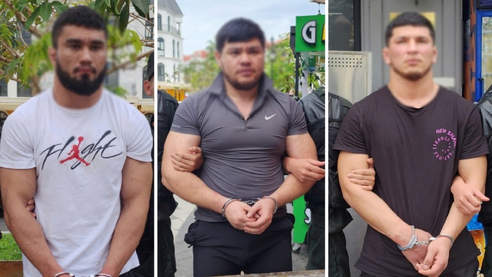 3 đối tượng đã lừa đổi tiền đô la giả ở TP Phú Quốc. Ảnh: Công an cung cấp