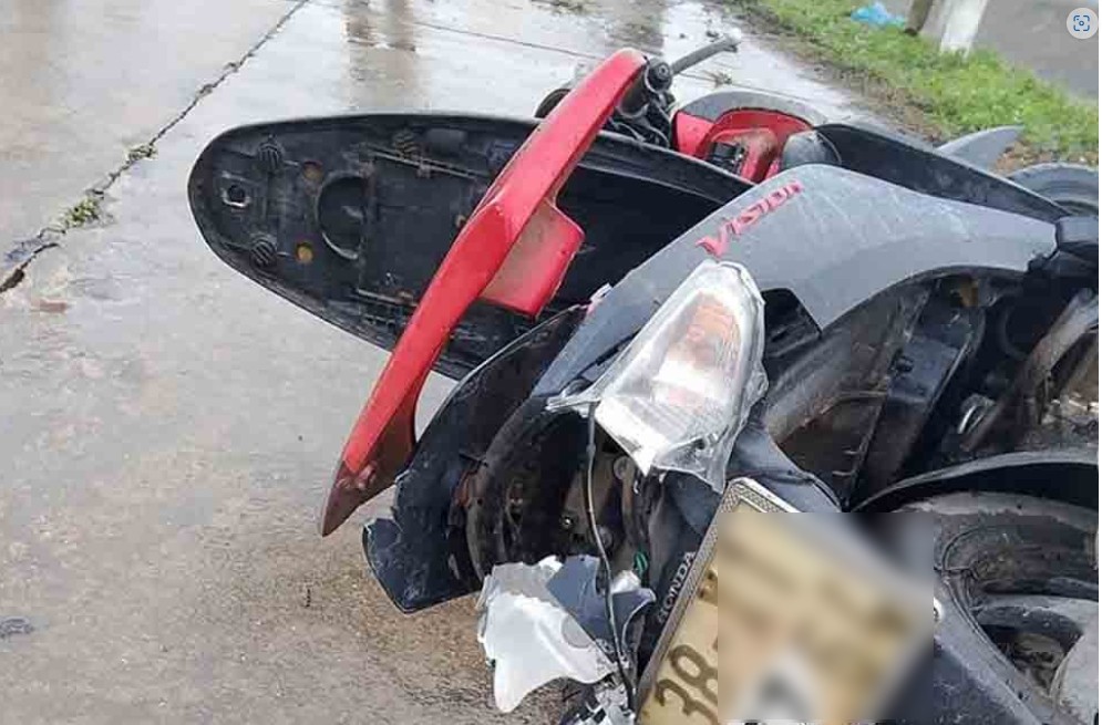 Scene of the incident. Photo: Thanh Nam.