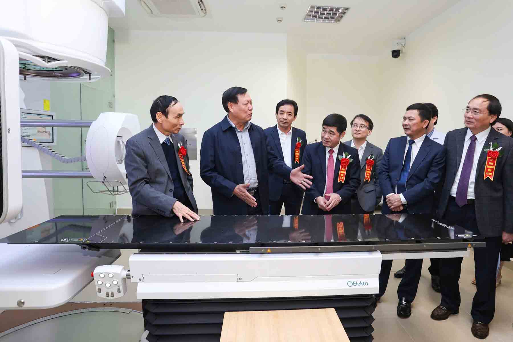 The newly opened high-tech radiotherapy area of ​​Ha Tinh General Hospital. Photo: Dang Khoa.