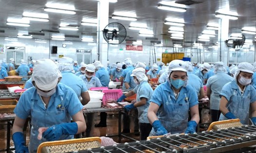 Doanh nghiệp đảm bảo thưởng Tết để tạo động lực sản xuất cho công nhân lao động. Ảnh: Mỹ Ly