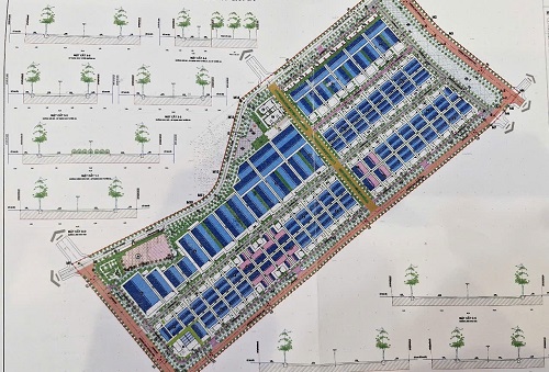 Detailed planning diagram of Industrial Cluster CN2. Photo: District People's Committee
