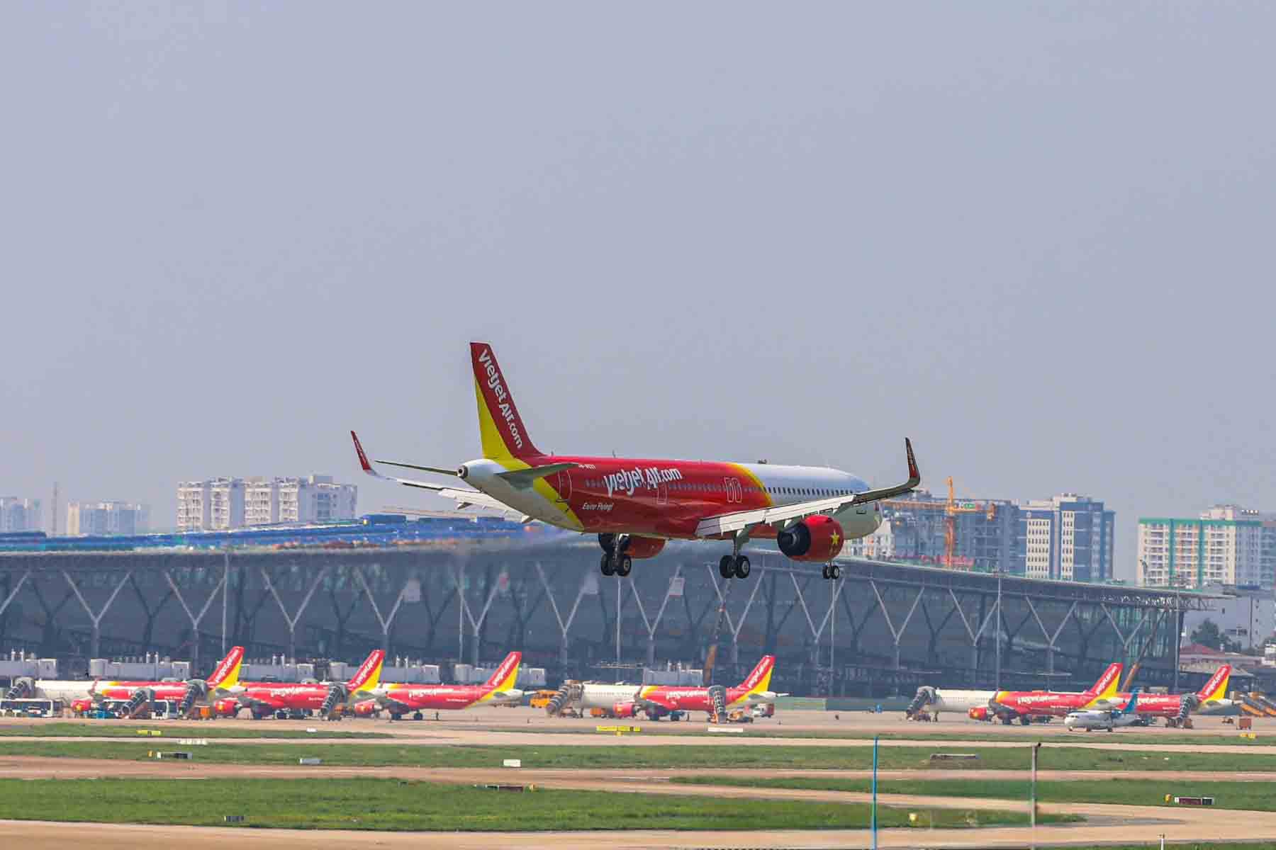 Vietjet Air plane.