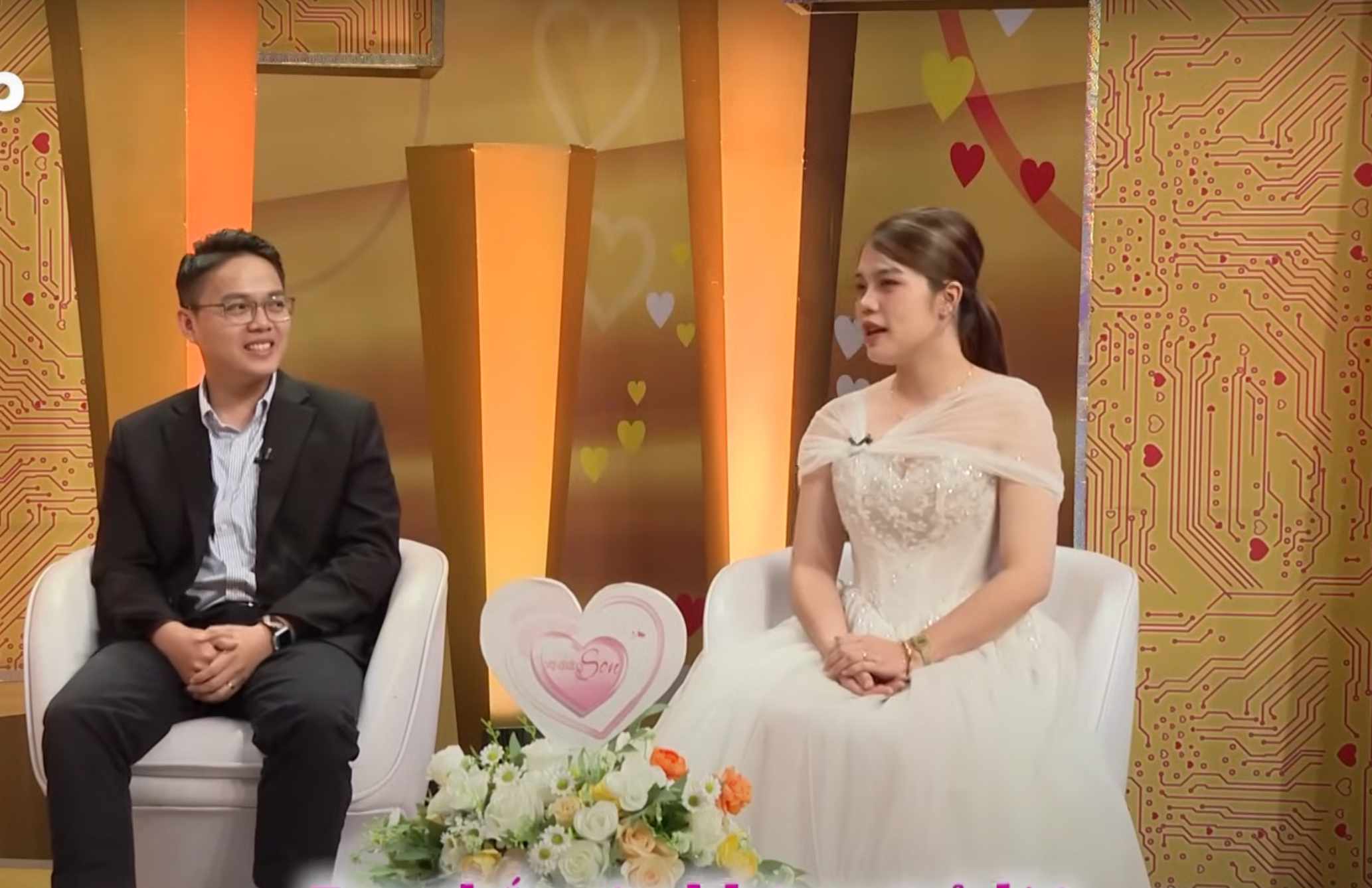 The couple at "Newlyweds". Photo: Producer.