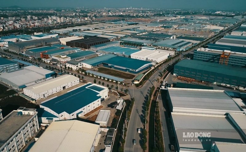 An industrial park in Viet Yen, Bac Giang. Photo: Nguyen Ke