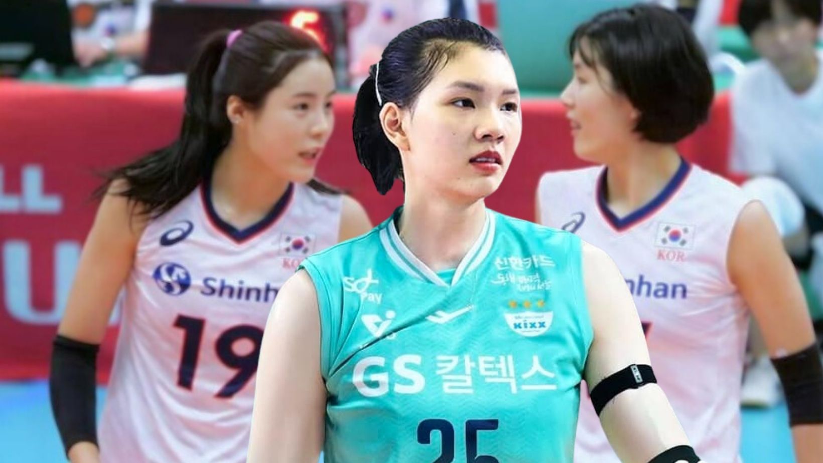 Blocker Bich Thuy can receive attractive treatment when going abroad to Korea. Photo: KOVO VOLLEYBALL/GS Caltex
