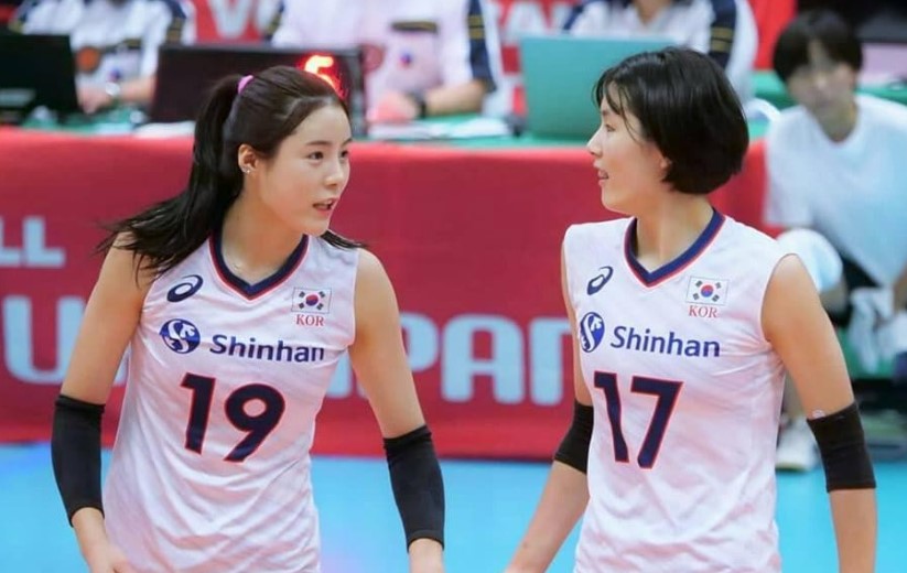 Cac van dong vien chau A nhan muc luong hap dan khi thi dau o giai bong chuyen vo dich quoc gia Han Quoc. Anh: KOVO VOLLEYBALL