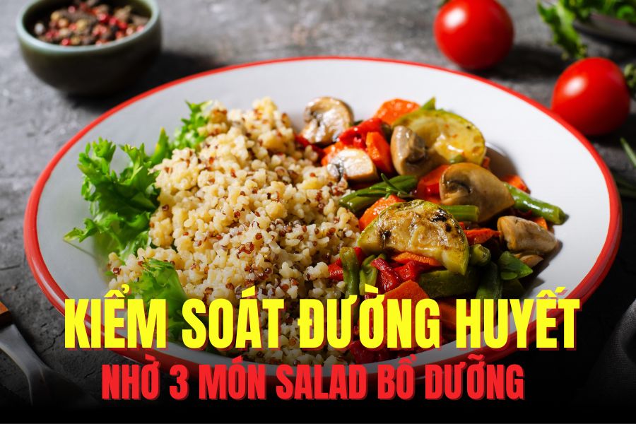 3 nutritious salads that help control blood sugar effectively. Graphics: Hoai Lan