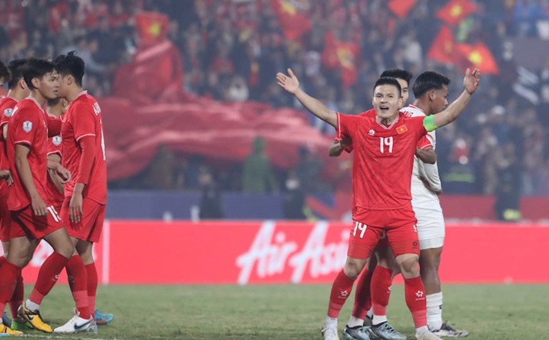 The Vietnamese team aims for a ticket to the final. Photo: VFF