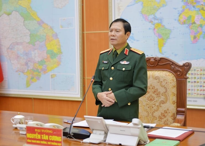 General Nguyen Tan Cuong was reappointed as Deputy Minister of National Defense. Photo: Ministry of National Defense