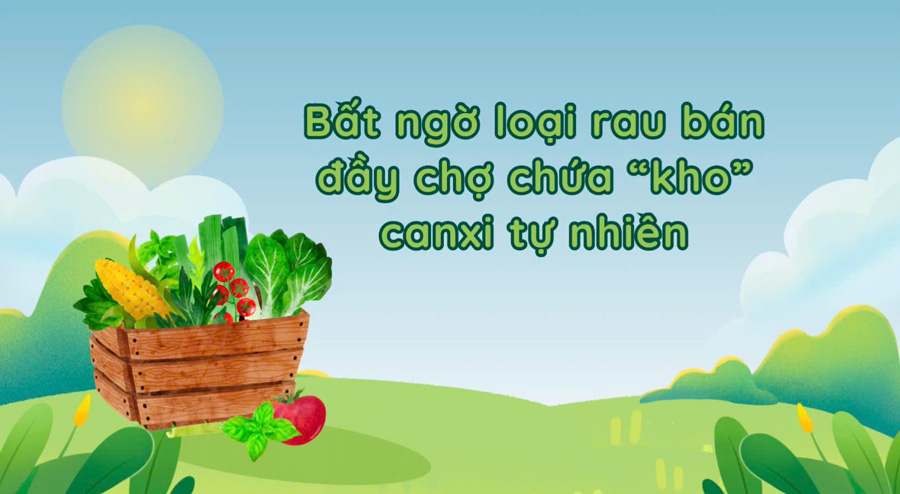 Surprisingly, the vegetable sold in the market contains a natural "storehouse" of calcium