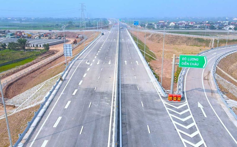 The new expressway will be put into operation by the Ministry of Transport in 2024. Photo: Pham Thong