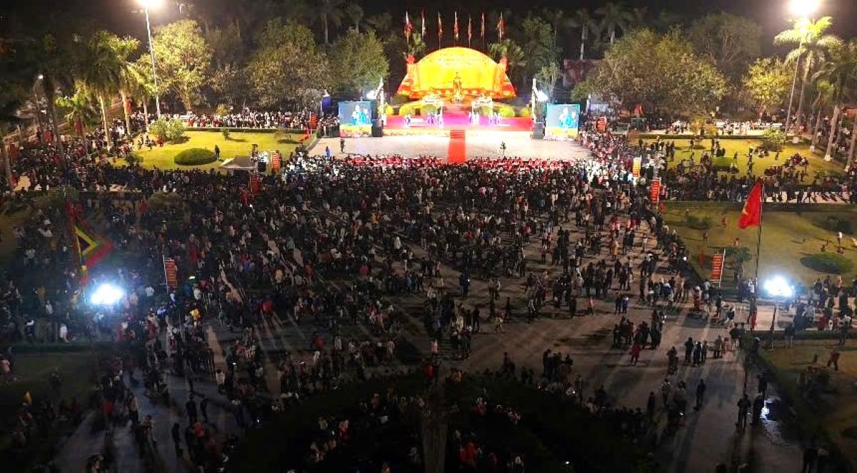 The Trang Trinh Temple Festival in 2024 in Hai Phong attracts more than 50,000 visitors. Photo: Monument Management Board