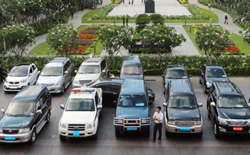 Recently, many localities, including Dong Nai, have issued car quotas for public service. Illustration photo: X. Trung