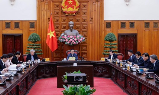 Báo cáo tổng kết việc thực hiện sắp xếp, tinh gọn bộ máy về Ban Chỉ đạo Trung ương trước ngày 31.12.2024. Ảnh: Nhật Bắc