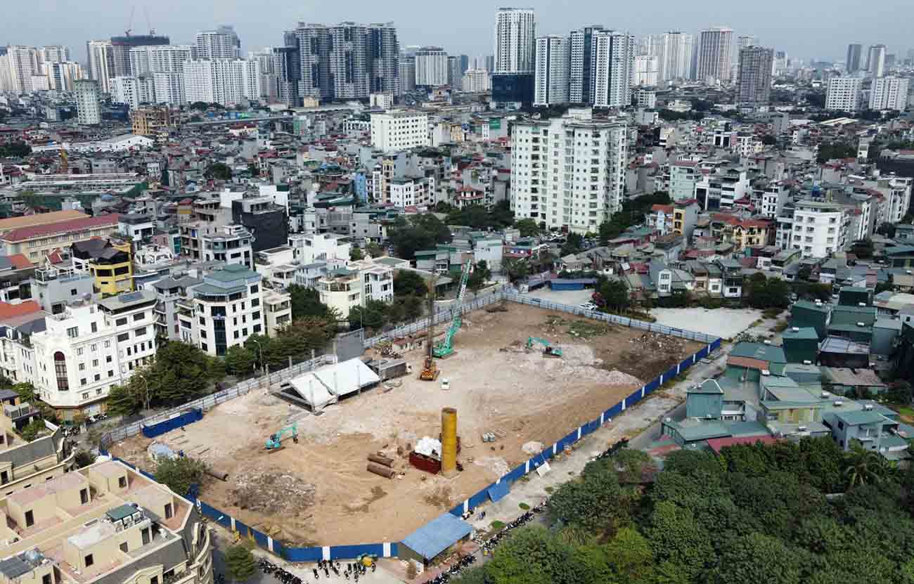 A new social housing project has been started in Hanoi. Photo: Cao Nguyen.
