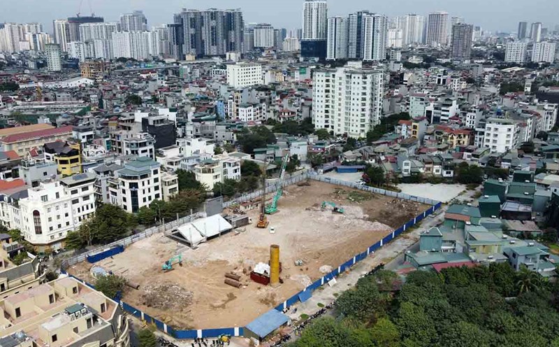A new social housing project has been started in Hanoi. Photo: Cao Nguyen.
