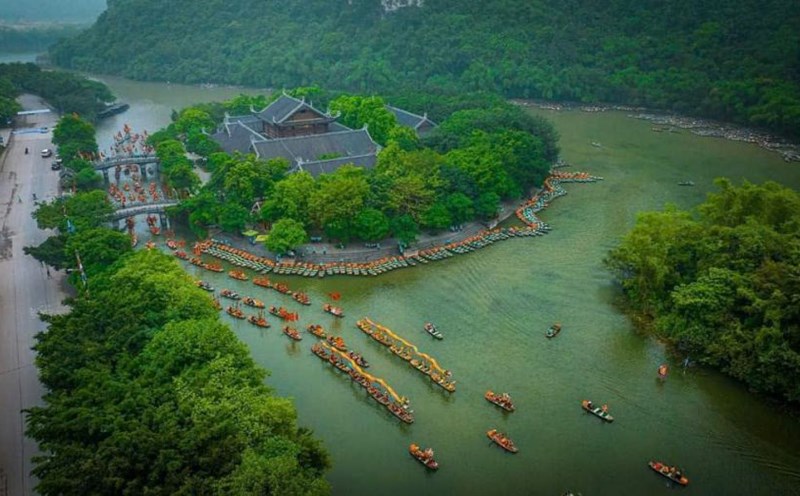 In 2024, the whole province welcomed over 8.7 million visitors, with revenue reaching over 9,000 billion VND. Photo: Nguyen Truong