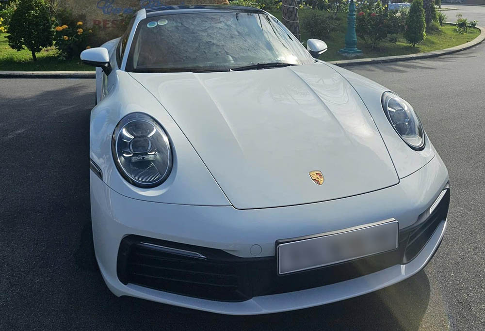 Porsche 911 992 in Ho Chi Minh City is still very new after 5 years of use. Photo: Supercar In VietNam