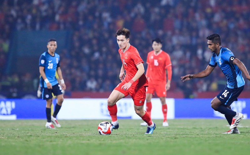 Vietnam team continues to choose Viet Tri stadium as home field in the 2024 ASEAN Cup final. Photo: Minh Dan